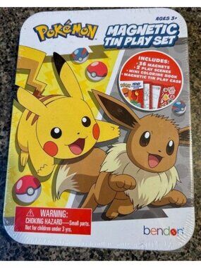 Pokémon Magnetic Tin Play Set